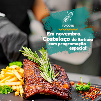 Finais de semana de novembro <br> com o Costelaço